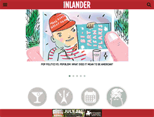 Tablet Screenshot of inlander.com